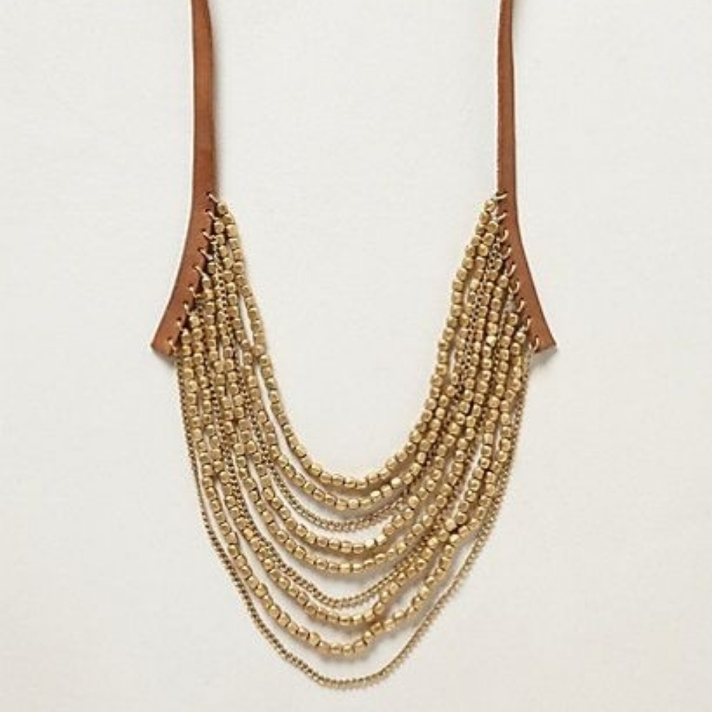 Anthro Bib Necklace